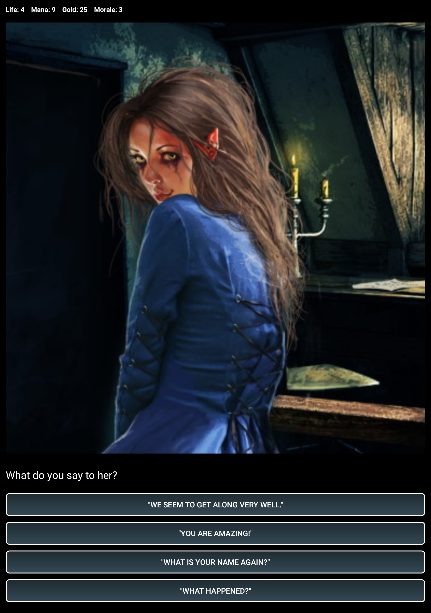 Dungeons and Decisions RPG Game Screenshot