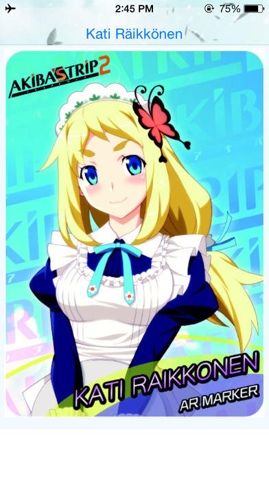 Screenshot of AR Cards for Akiba's Trip