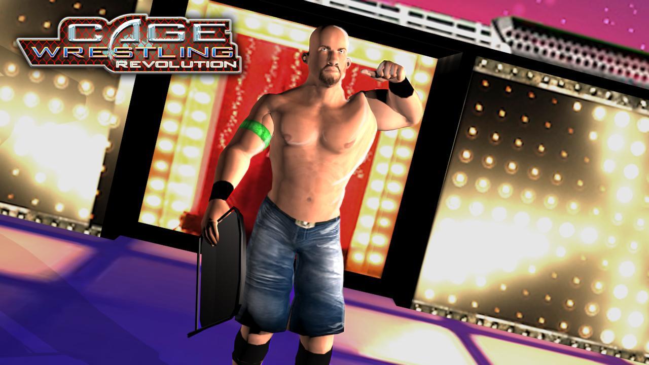 Wrestling Cage Revolution : Wrestling Games Game Screenshot