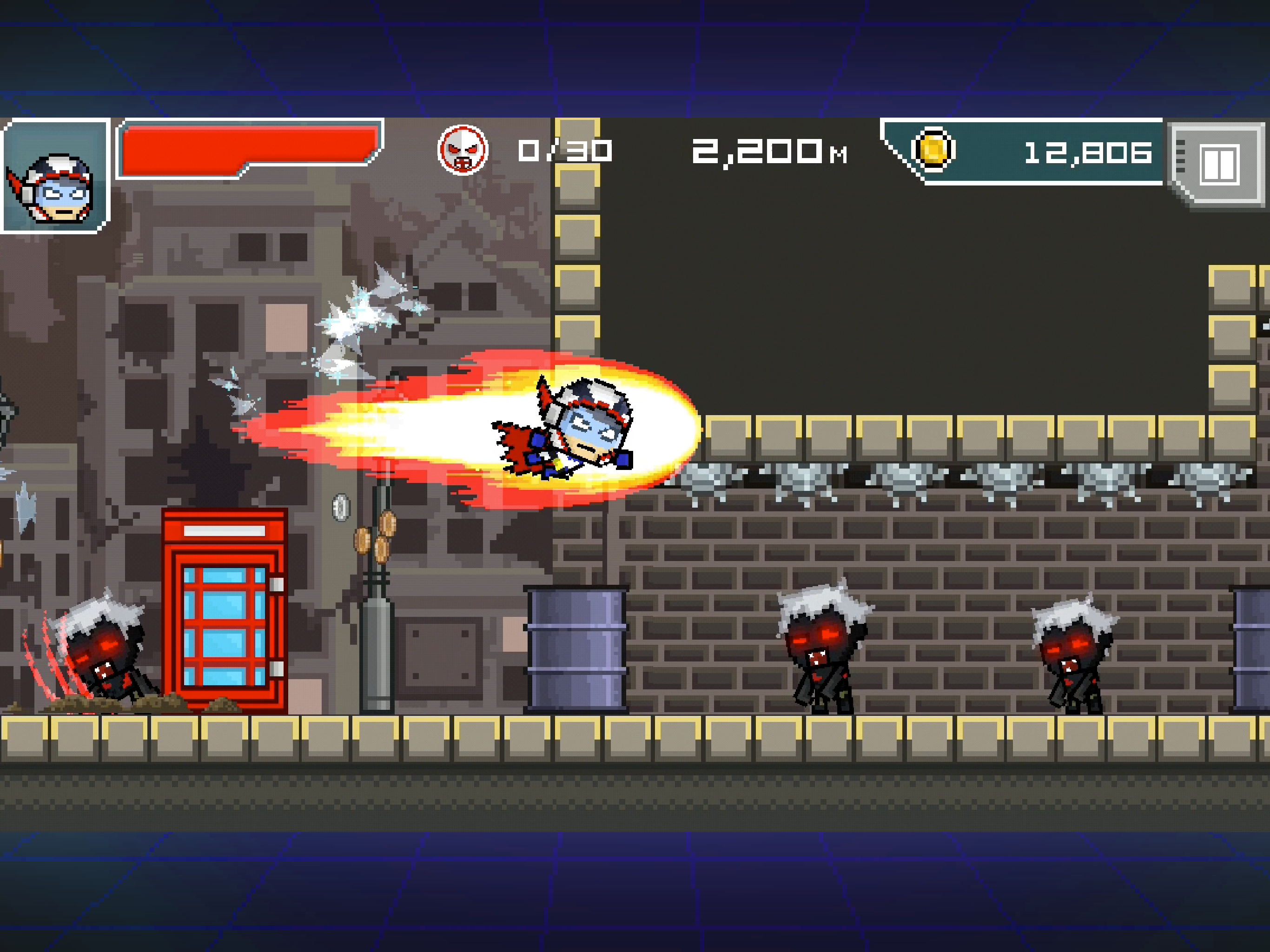 HERO-X: DASH! Game Screenshot