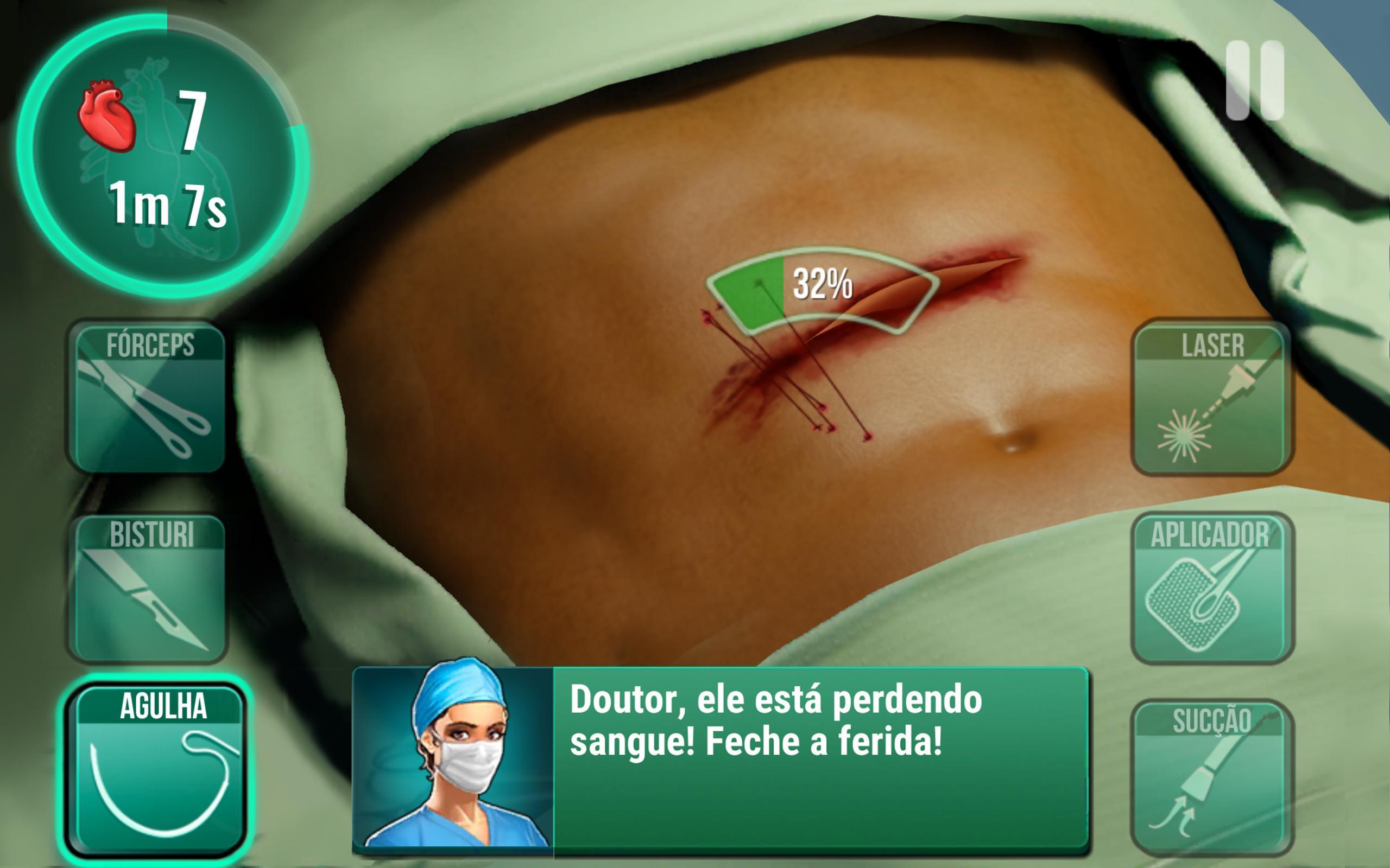 Captura de Tela do Jogo Operate Now Hospital - Surgery