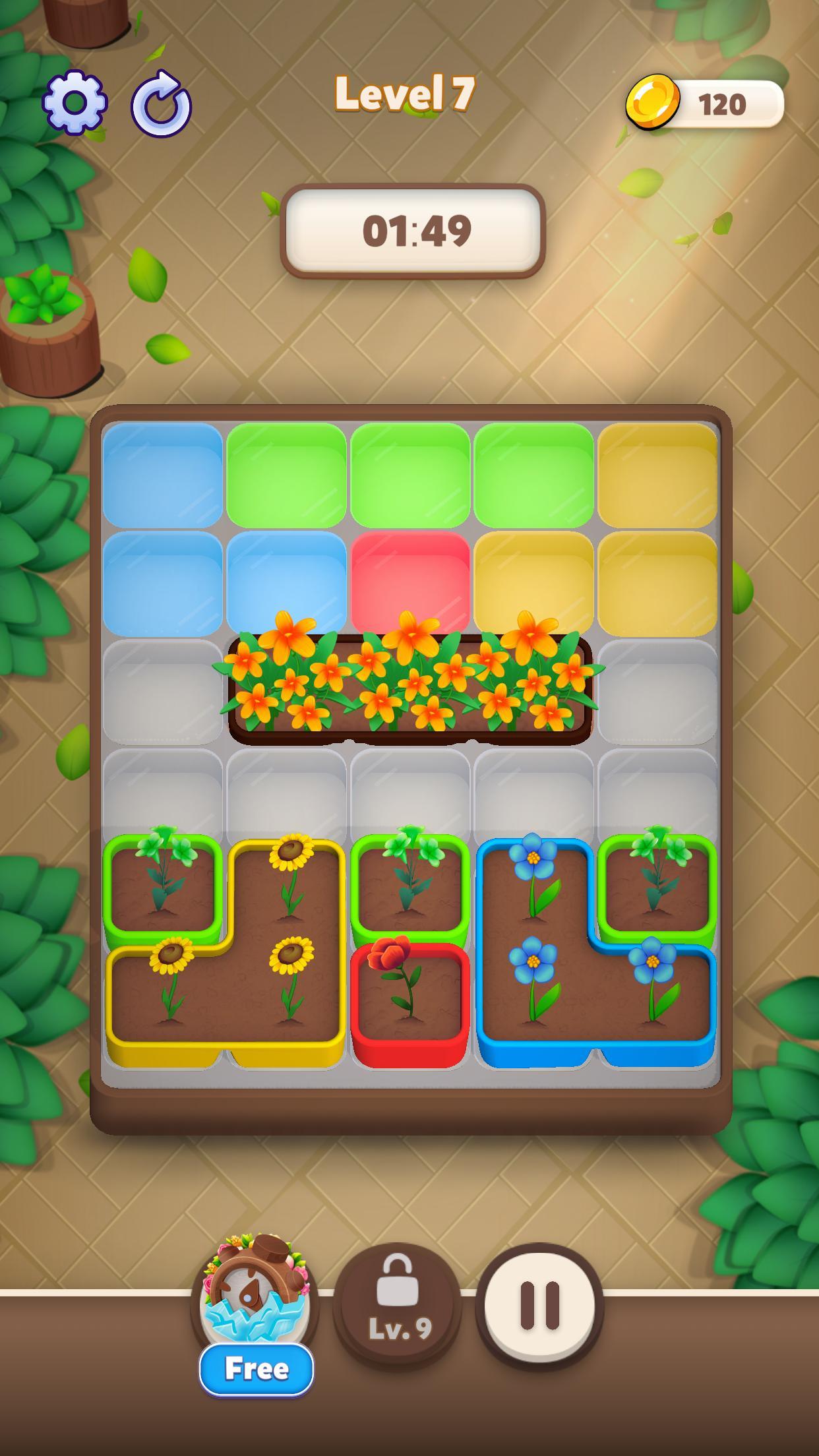 Blossom Block Game Screenshot