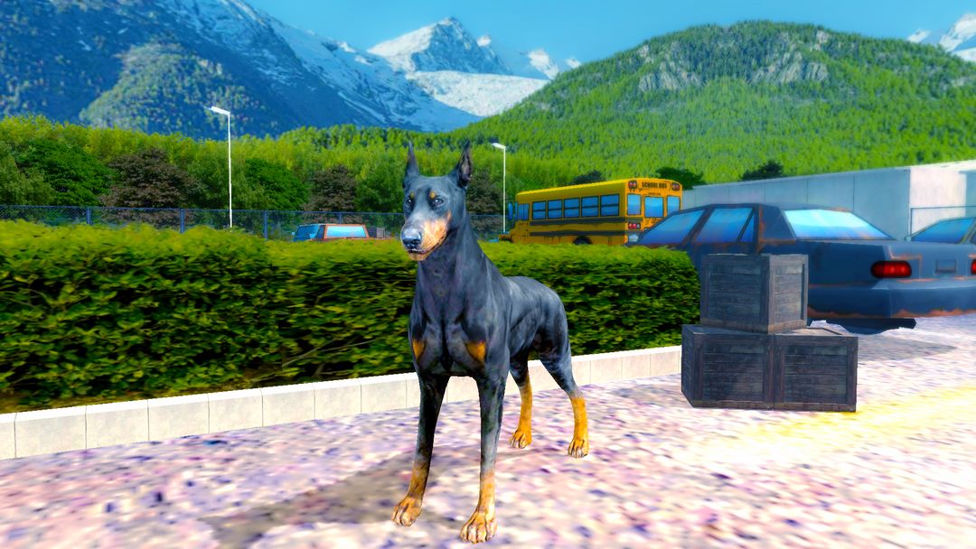 Doberman Dog Simulator ภาพหน้าจอเกม