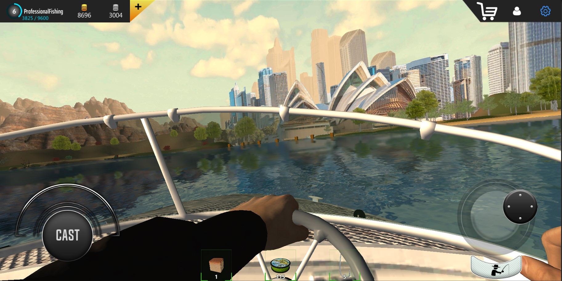 Professional Fishing Game Screenshot