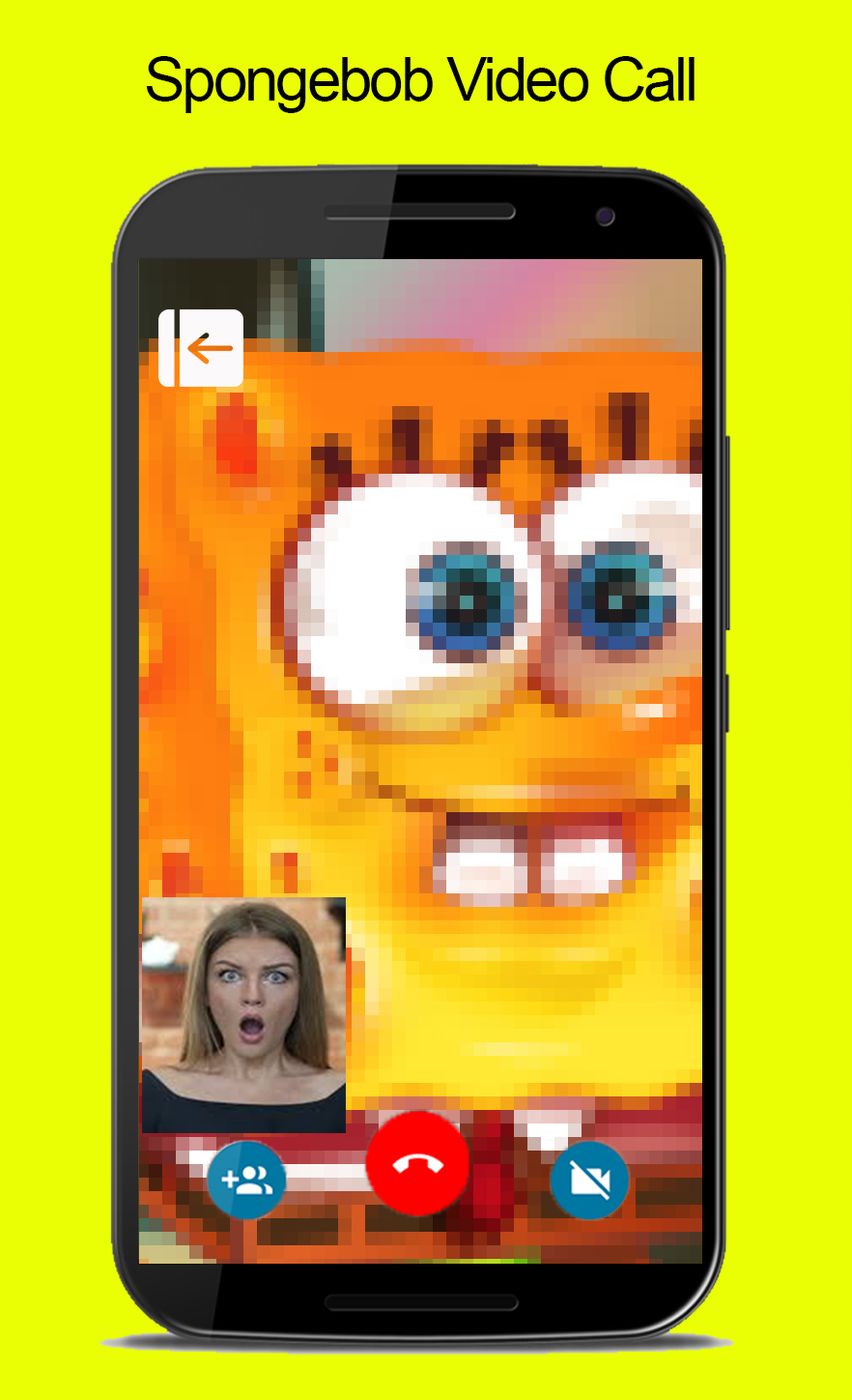 Screenshot of Video Call Simulator For Sponge-bob