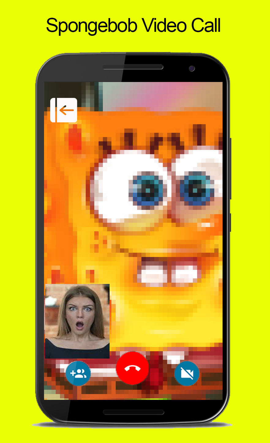 Video Call Simulator For Sponge-bob 게임 스크린샷