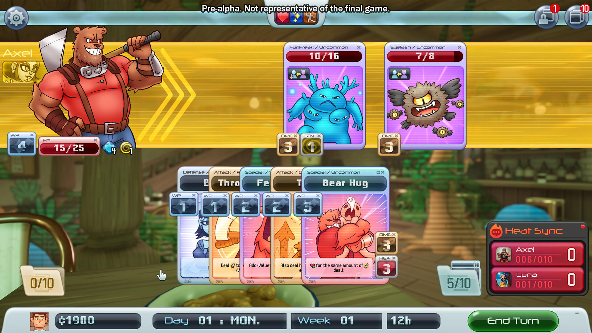 Desk Deck Heroes Game Screenshot