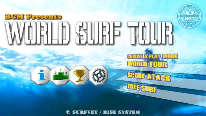 BCMサーフィンゲーム『World Surf Tour』のキャプチャ