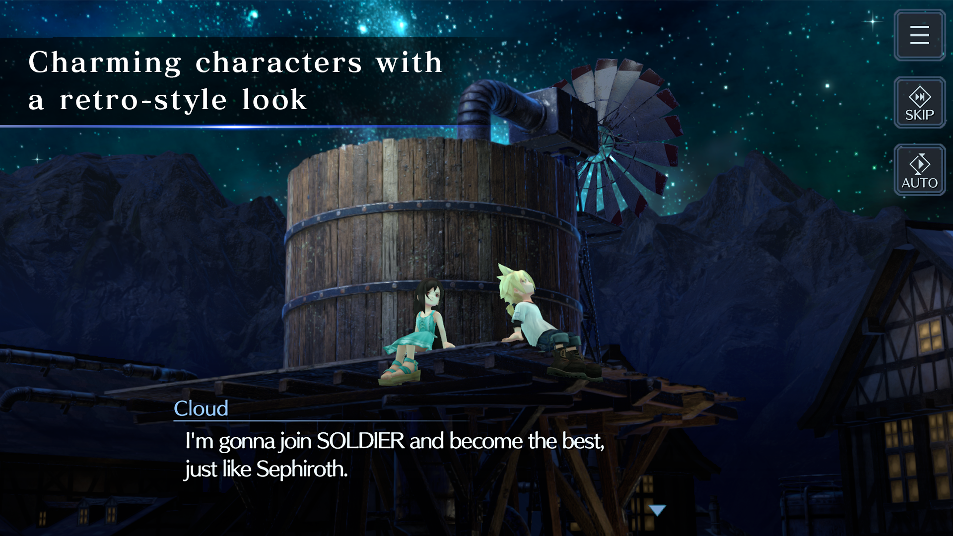 FINAL FANTASY VII EVER CRISIS Game Screenshot