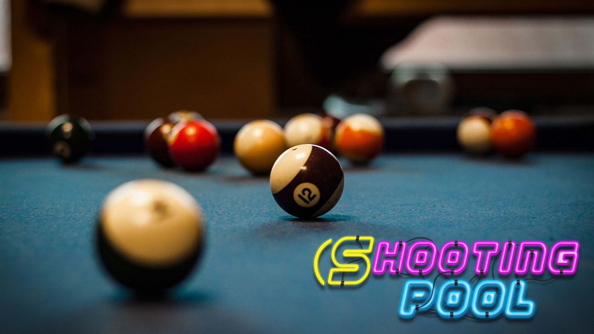 Screenshot of Shooting Pool-relax 8 ball billiards