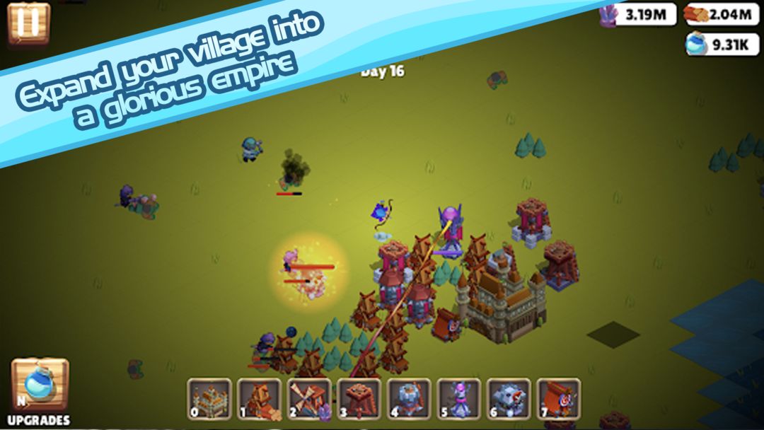 Empire vs Zombie - เกมป้องกันหอคอยแบบสบาย ๆ ภาพหน้าจอเกม