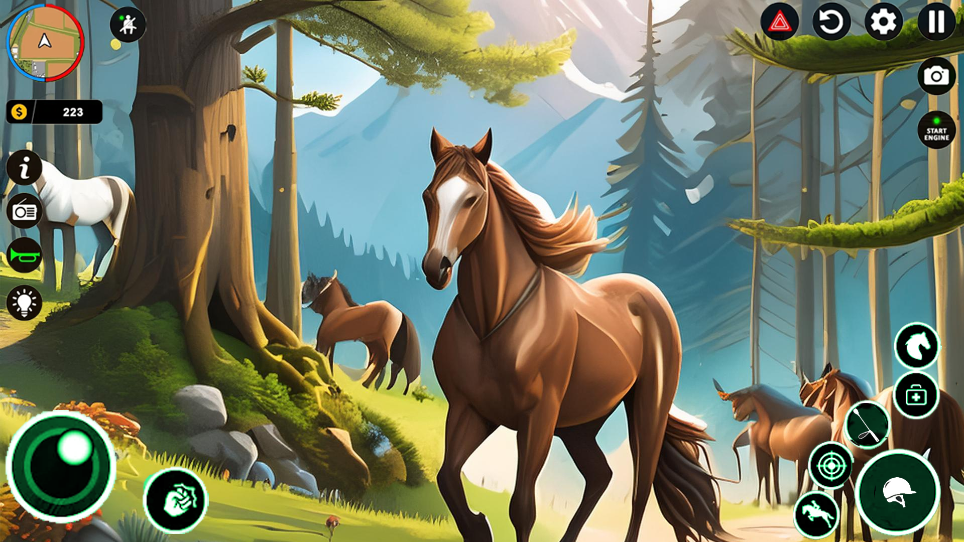 Wild Horse Family SImulator Game Screenshot