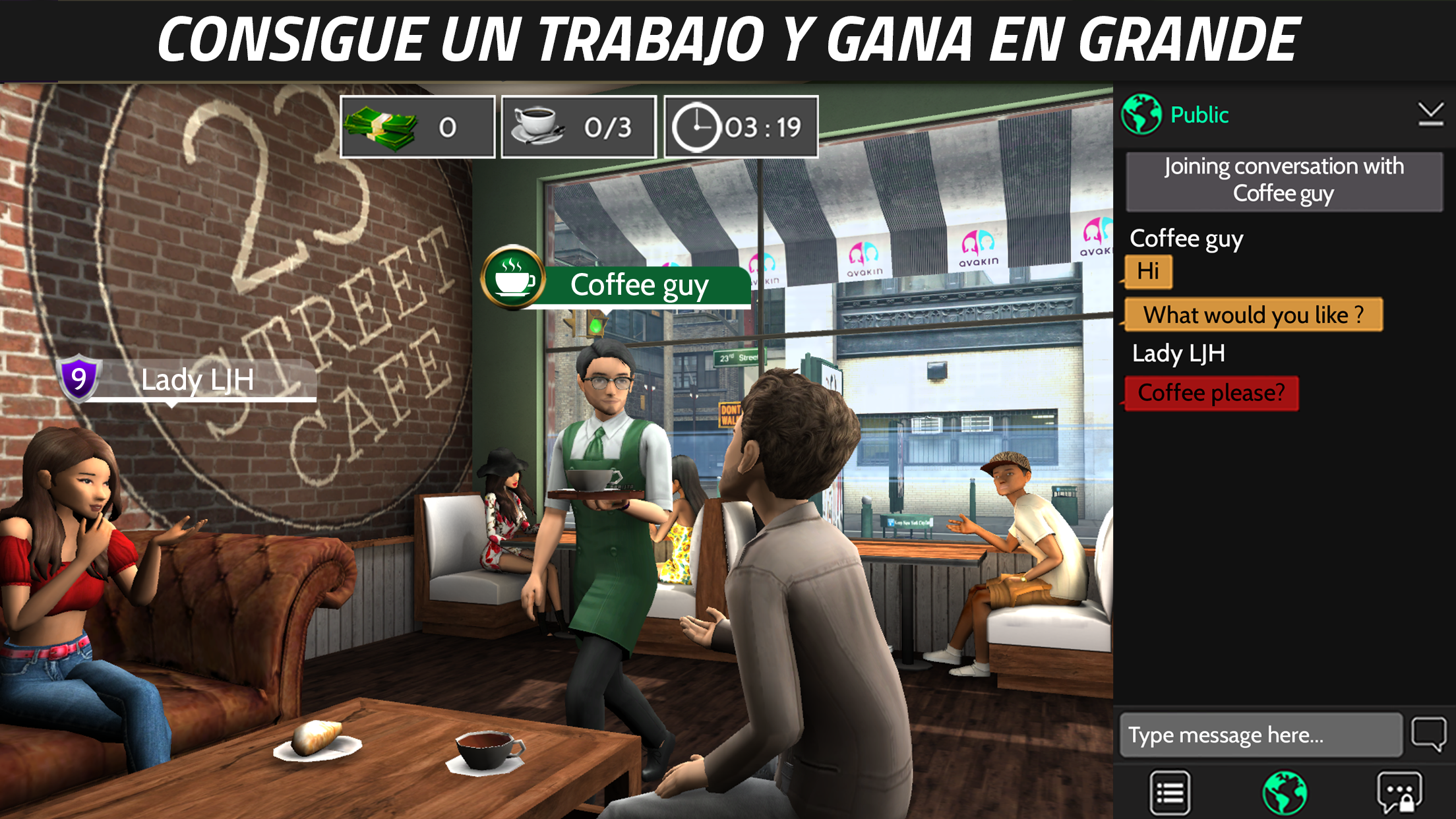 Captura de Pantalla del Juego Avakin Life - Mundo virtual 3D