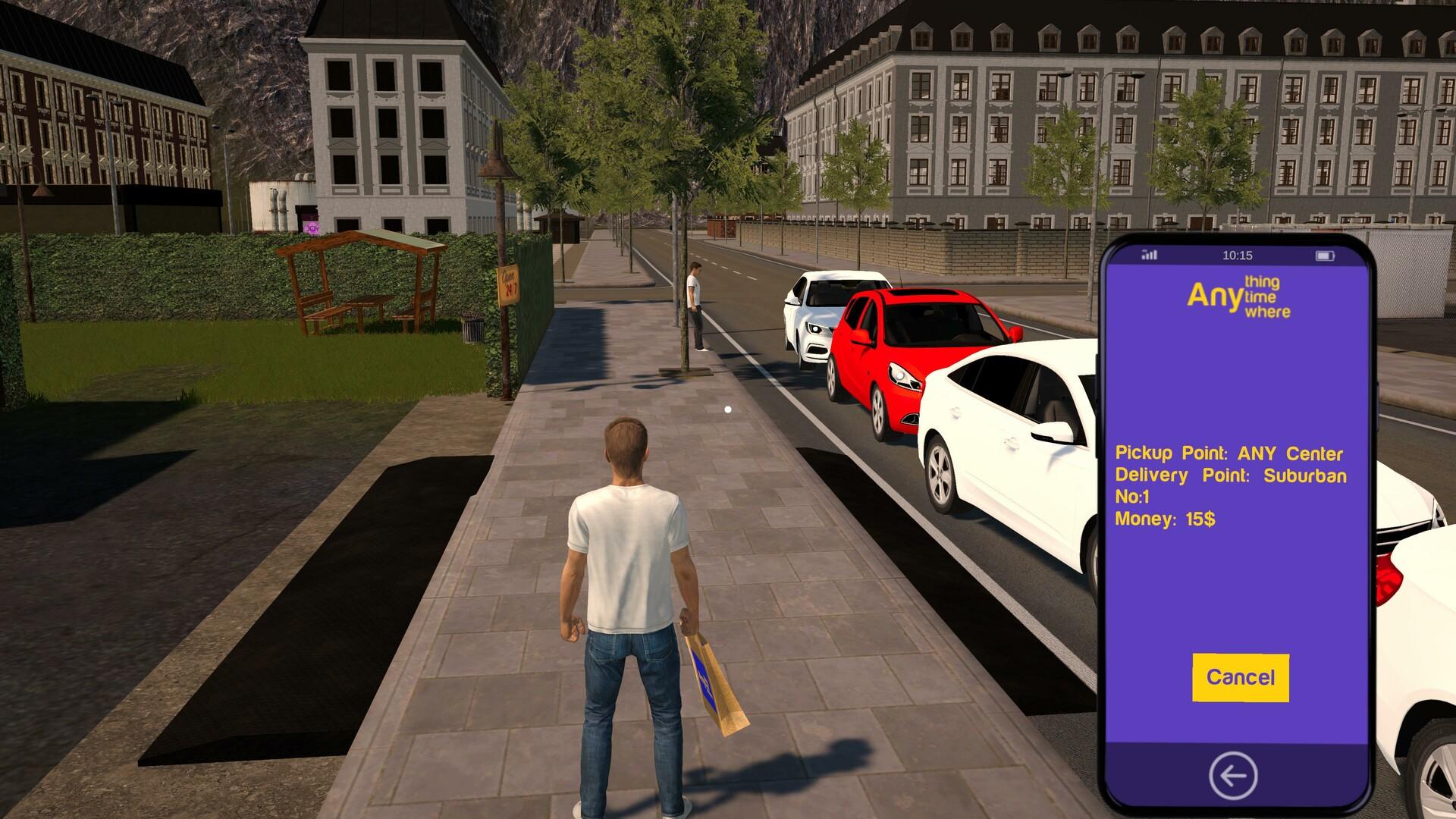 Delivery Life Simulator Game Screenshot
