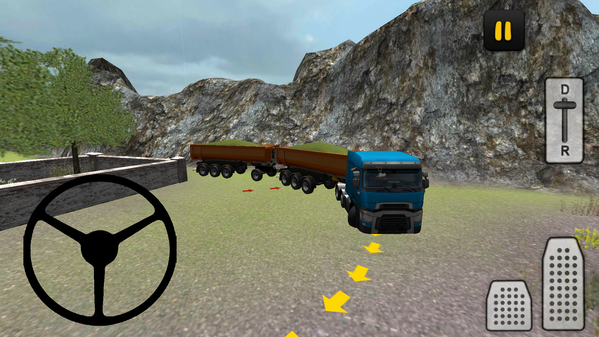 Screenshot 1 of Xe tải nông trại 3D: Thức ăn ủ chua cực độ 