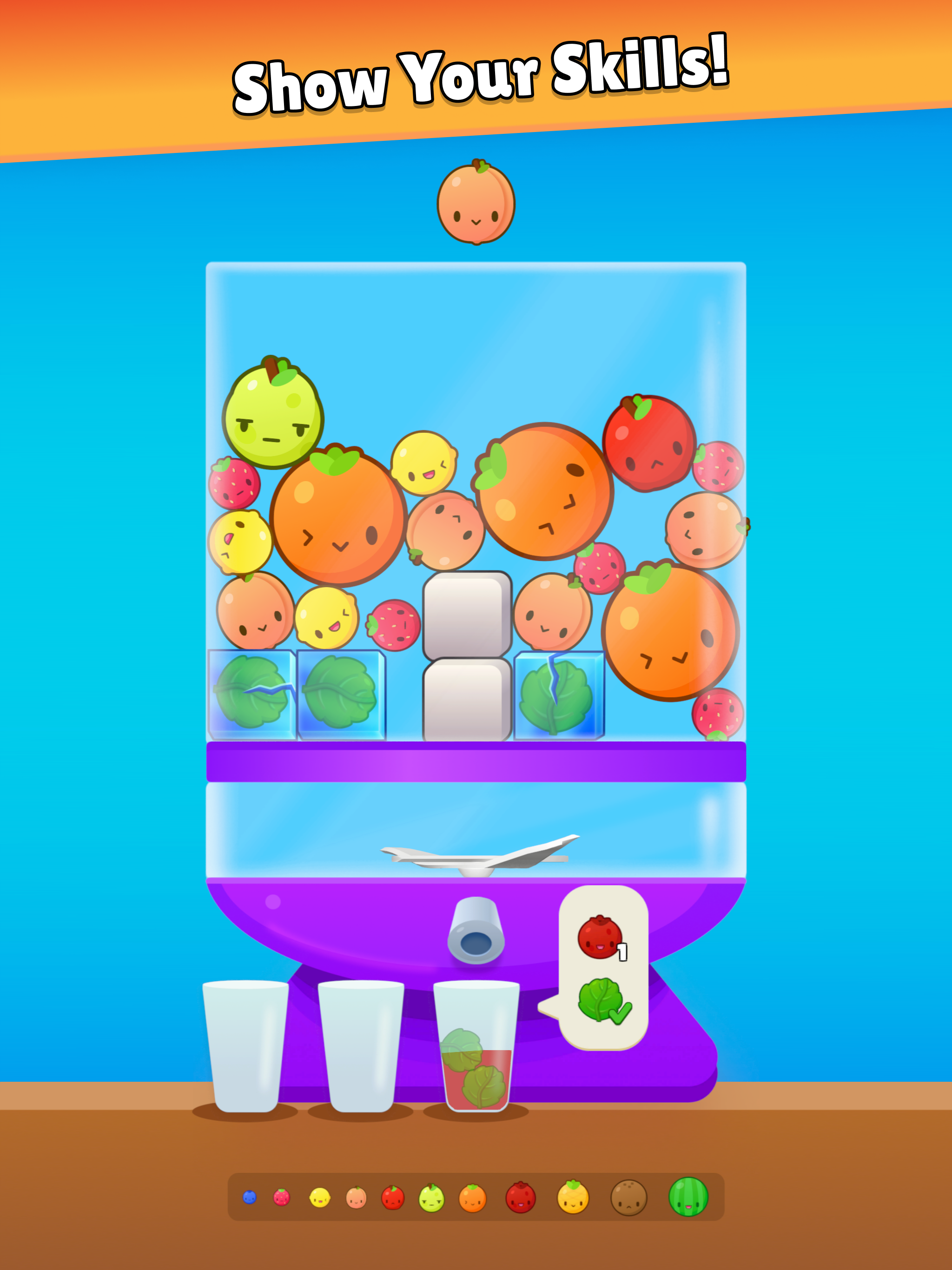 Cocktail Merge Game Screenshot