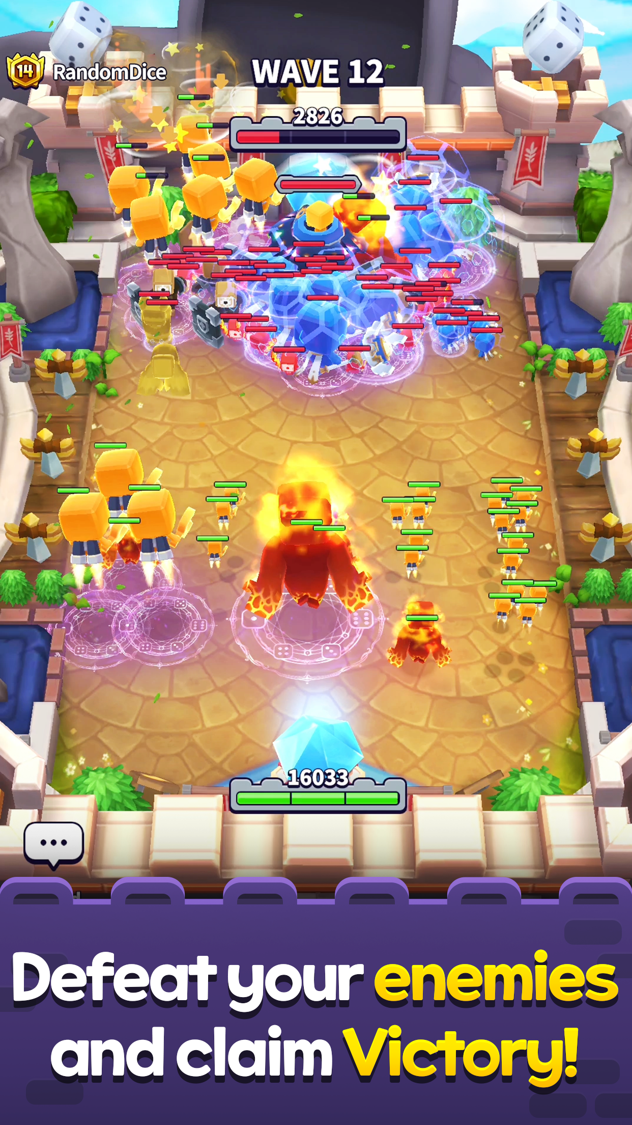 Random Dice: Wars Game Screenshot