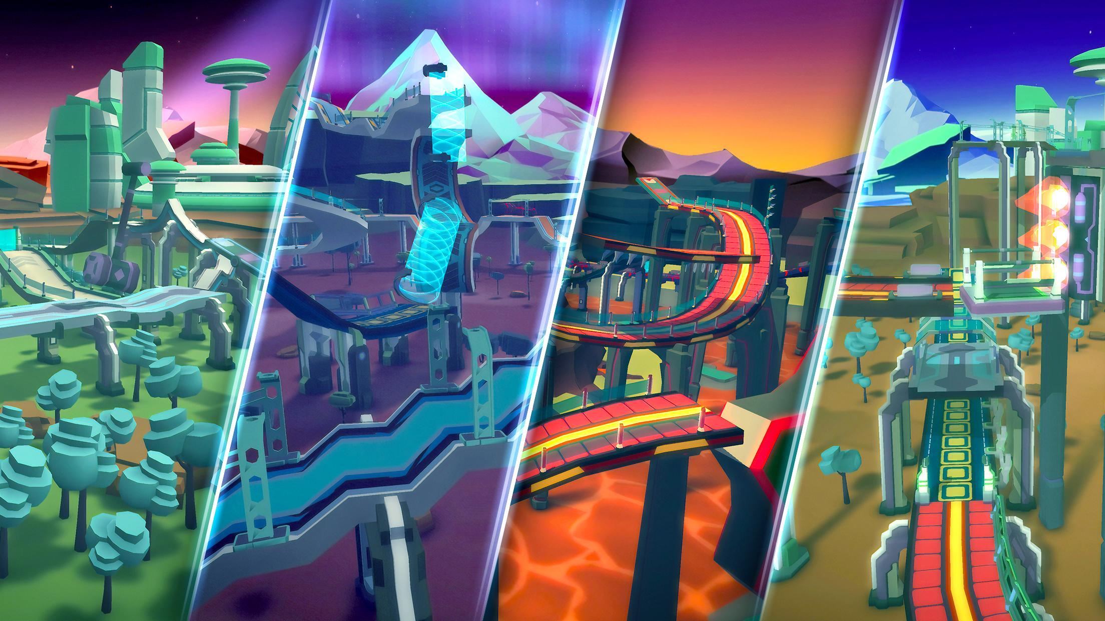 Gravity Rider Zero Game Screenshot