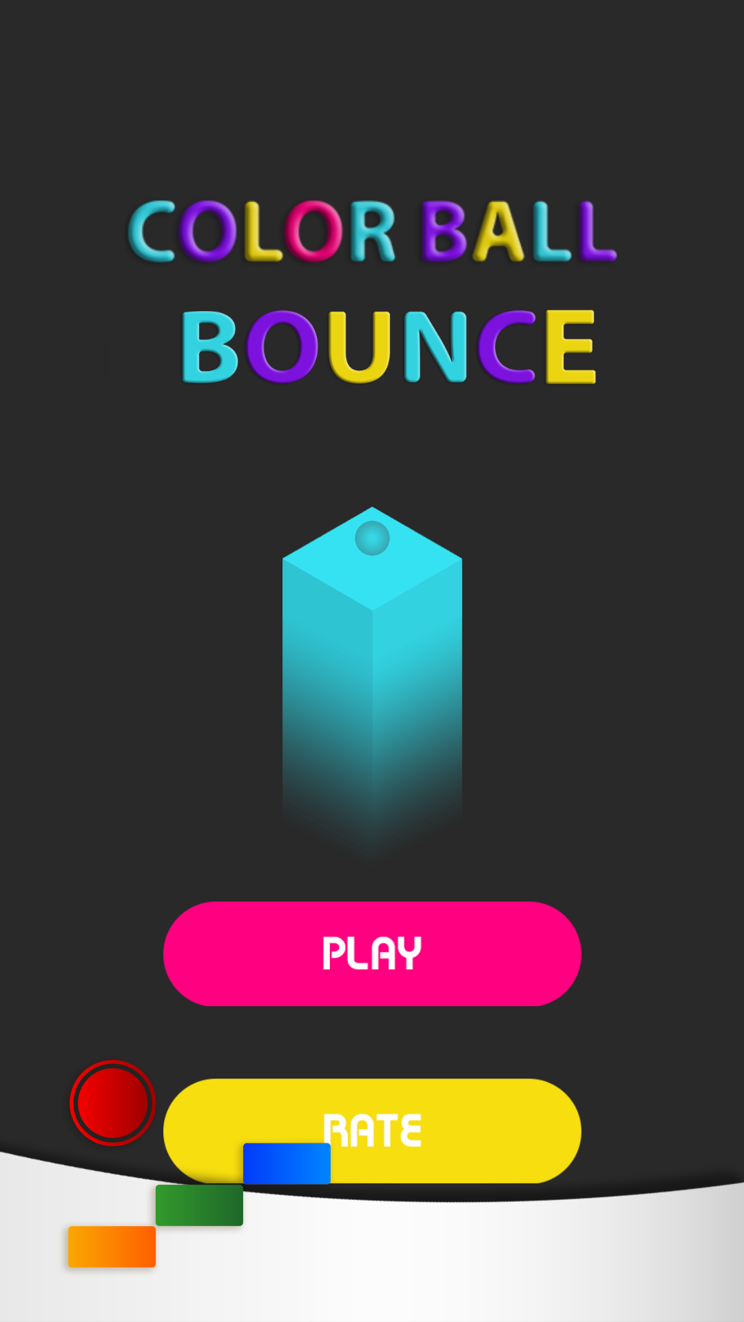 Color Ball Bounce ゲームのスクリーンショット