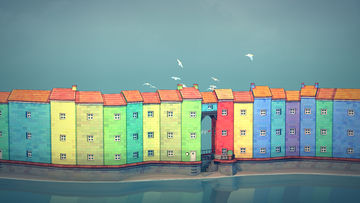Townscaper Game Screenshot
