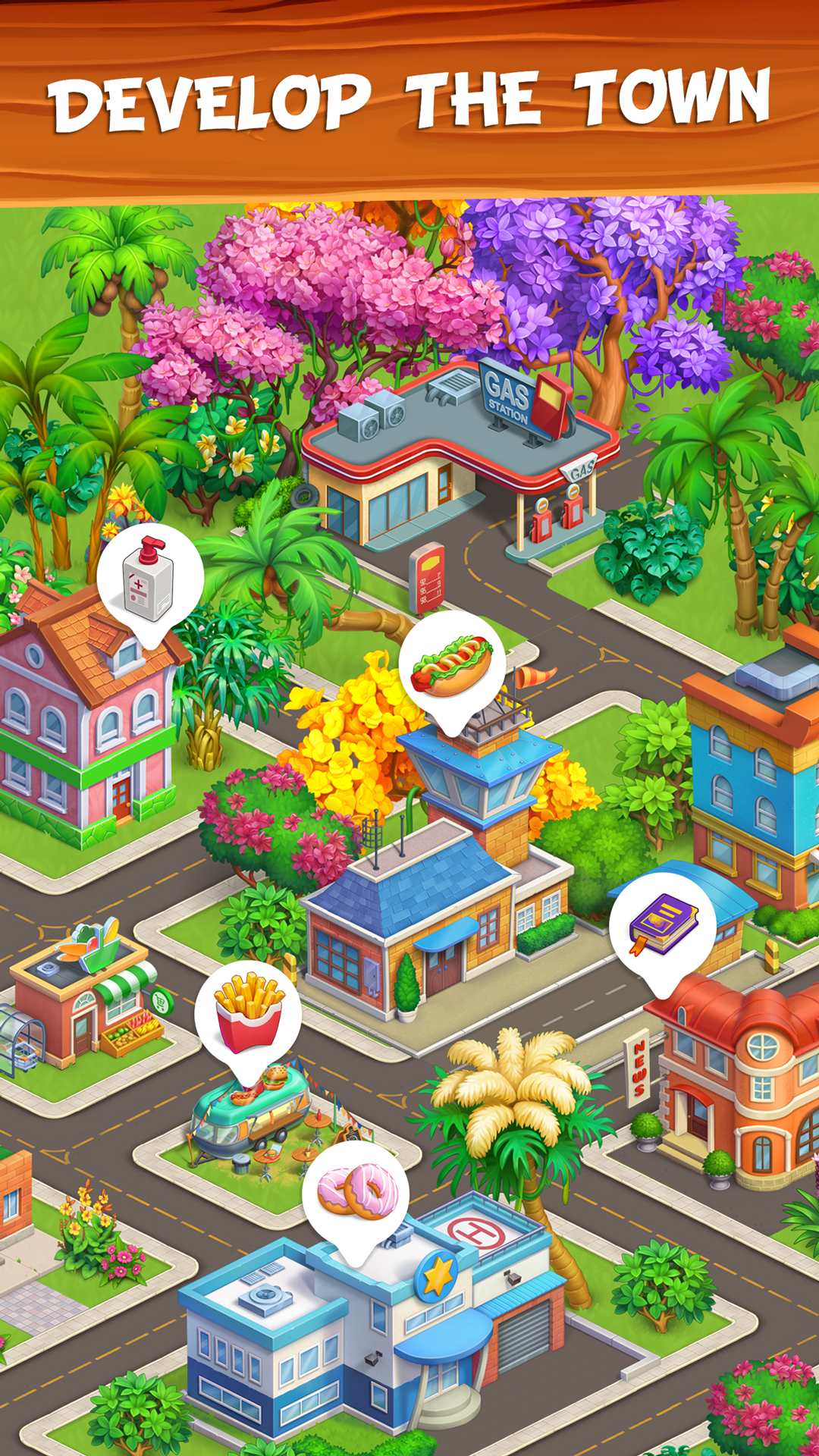 Cartoon city 2 farm town story Game Screenshot
