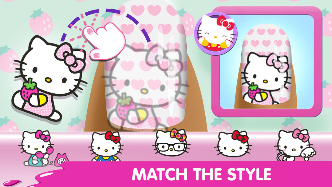 Screenshot of Hello Kitty Nail Salon