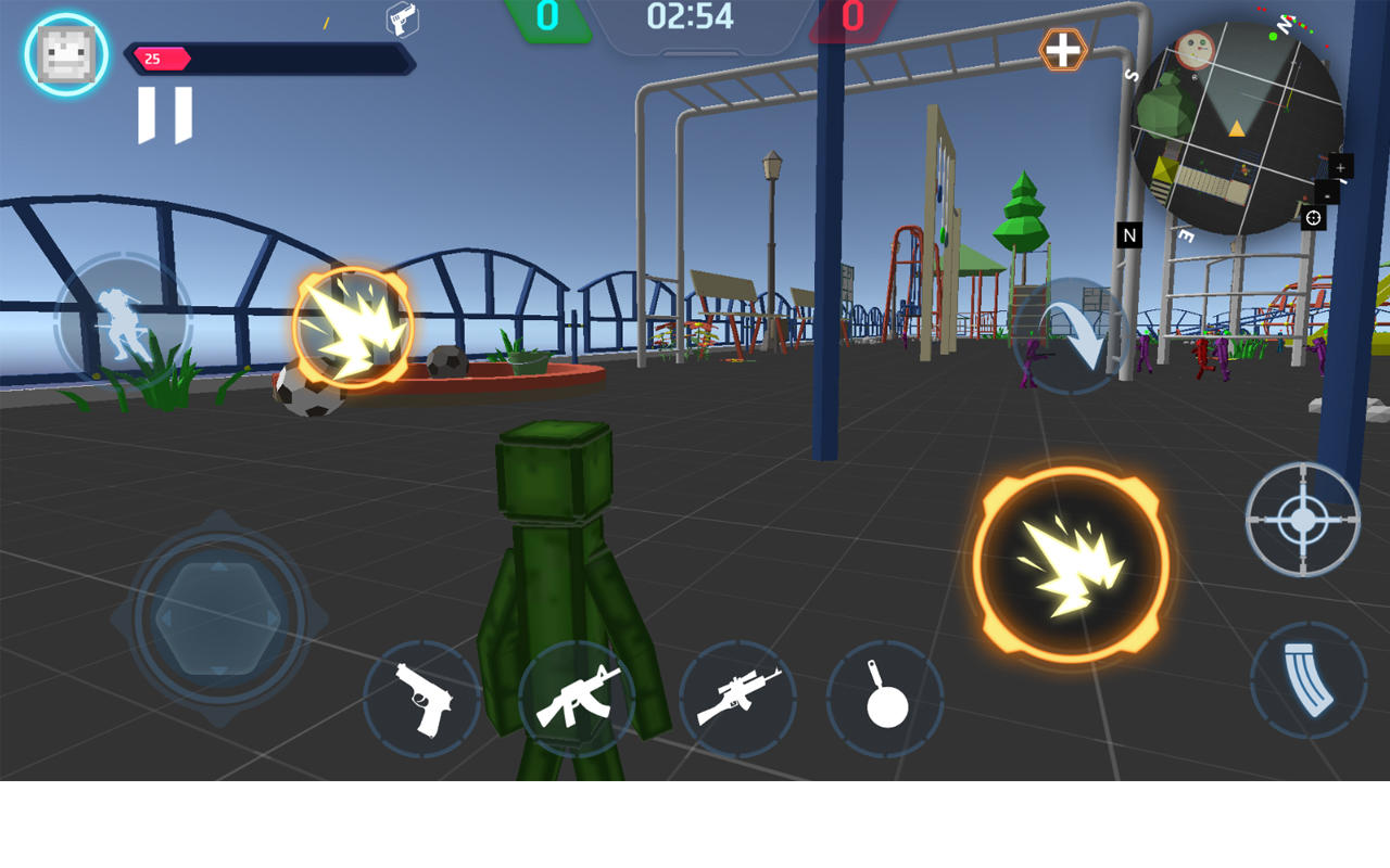 People in Ragdoll Playground Stick Battle Games APK for Android Download