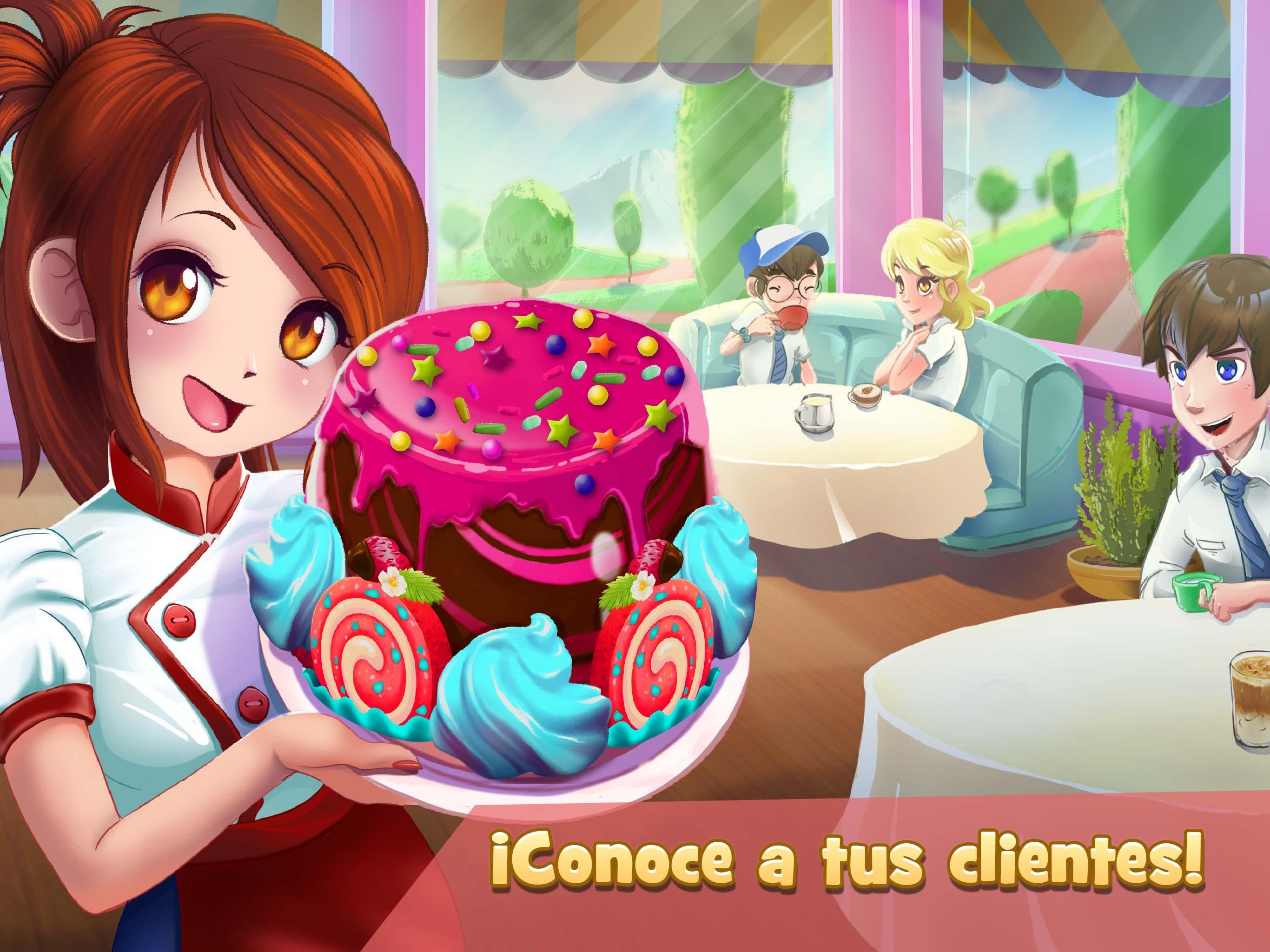 Captura de Pantalla del Juego Camarera de Cafetería: Postres
