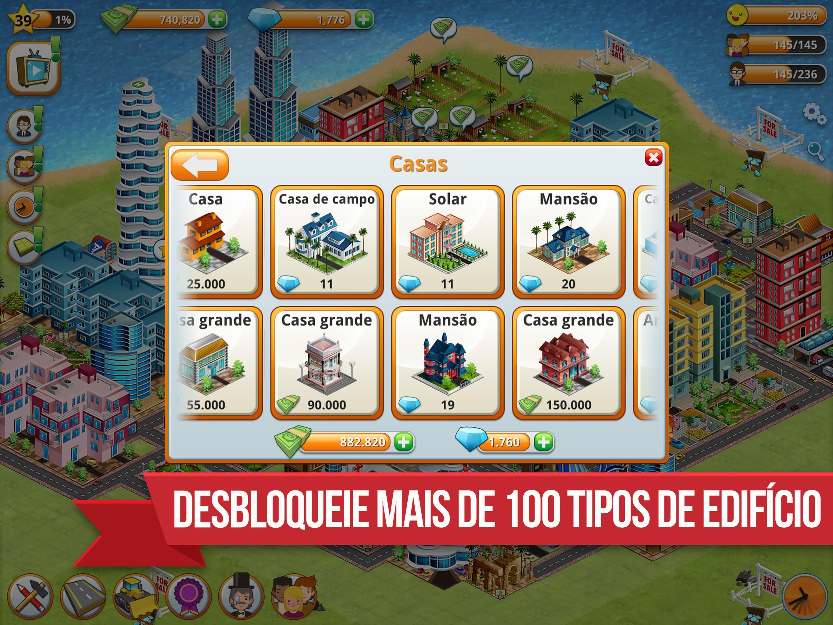 Captura de Tela do Jogo Village Island City Simulation