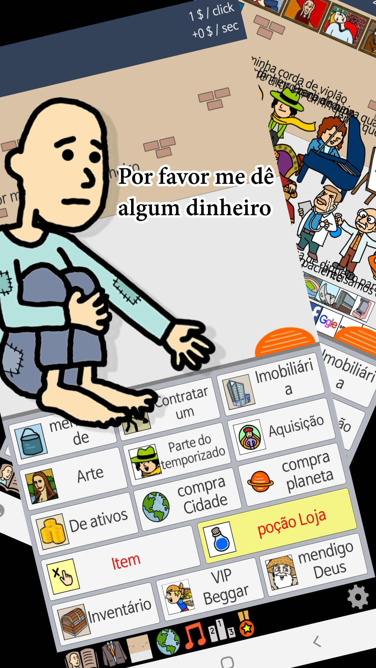 Captura de Tela do Jogo vida Beggar