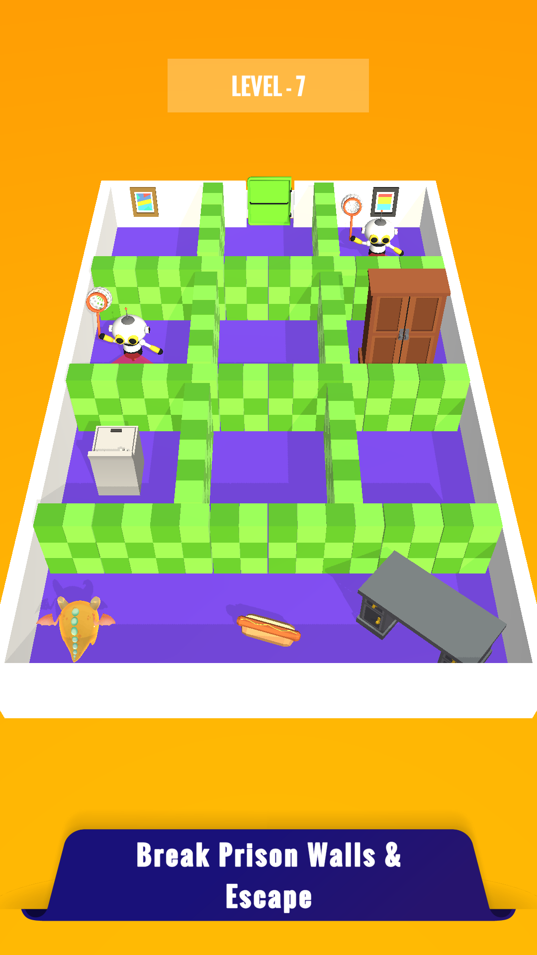 Dragon Escape Puzzle Game Game Screenshot