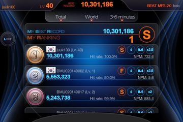 Cuplikan Layar Game BEAT MP3 2.0 - Rhythm Game