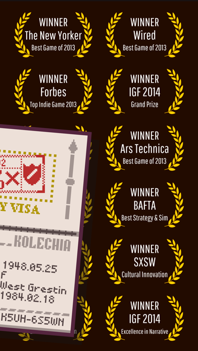 Papers, Please ゲームのスクリーンショット