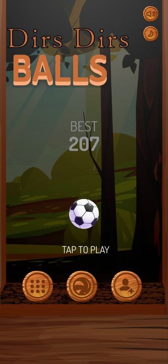 Dirs Dirs Ball: Ball games Game Screenshot