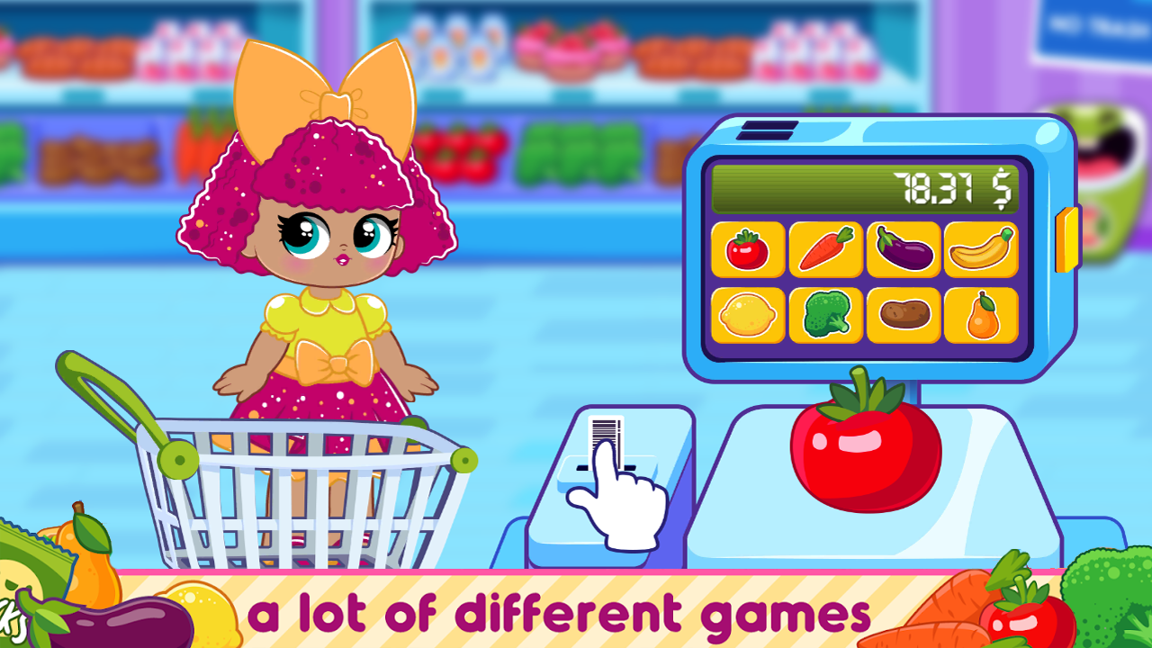 Screenshot 3 of LOL Surprise Dolls Games Supermarket Shopping 1.4