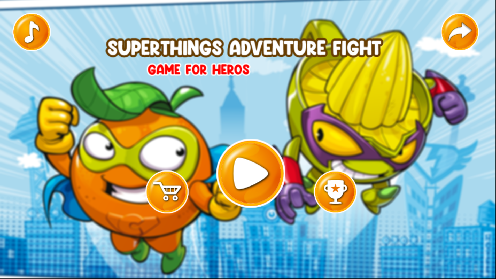 Screenshot of Superthings Game Adventure Run