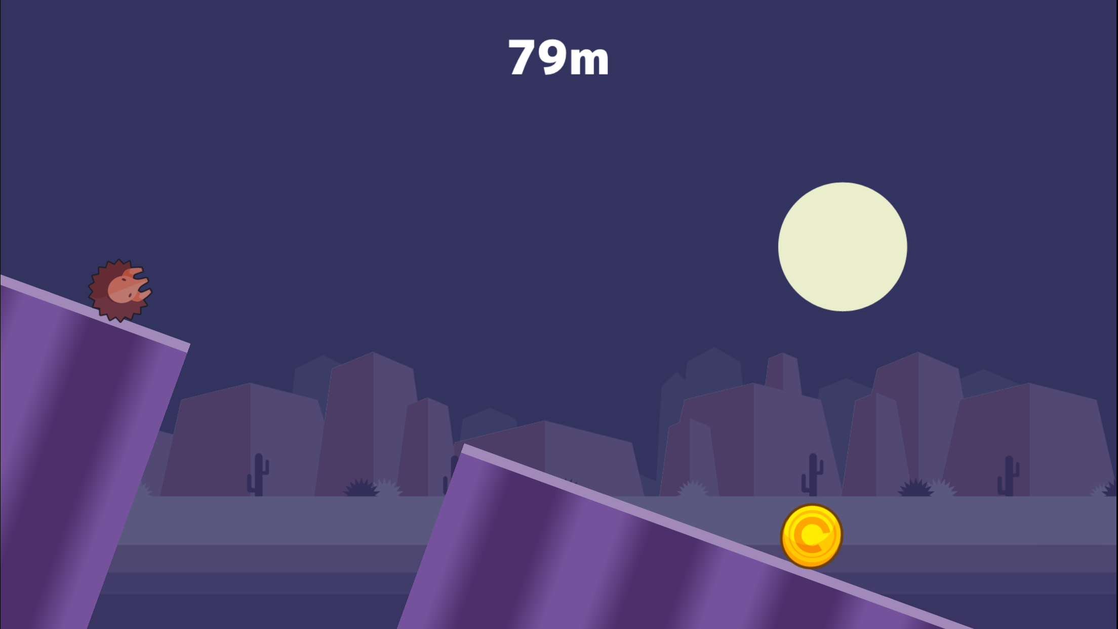 Rolling Down Hills Game Screenshot