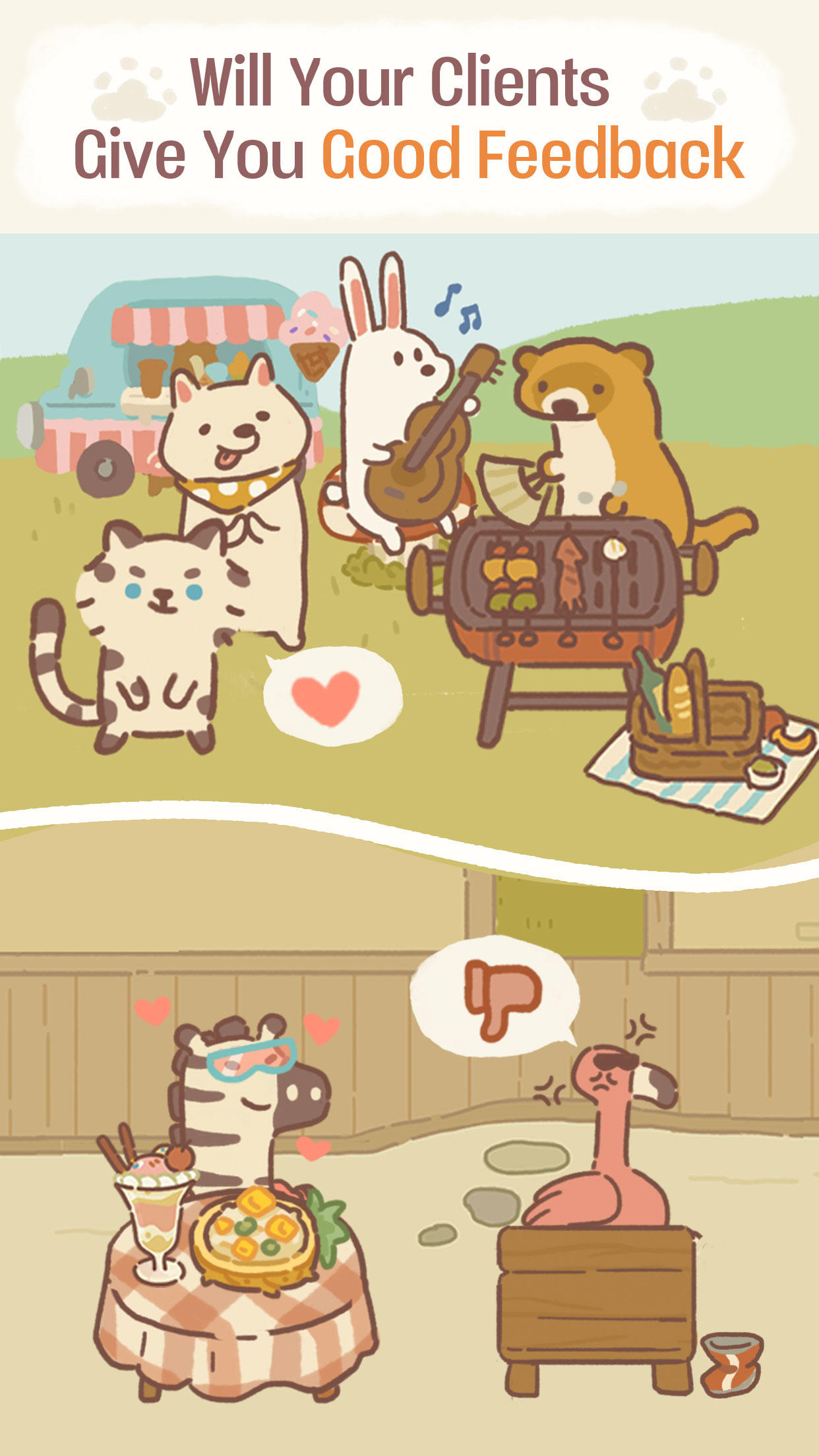 Animal Restaurant Game Screenshot