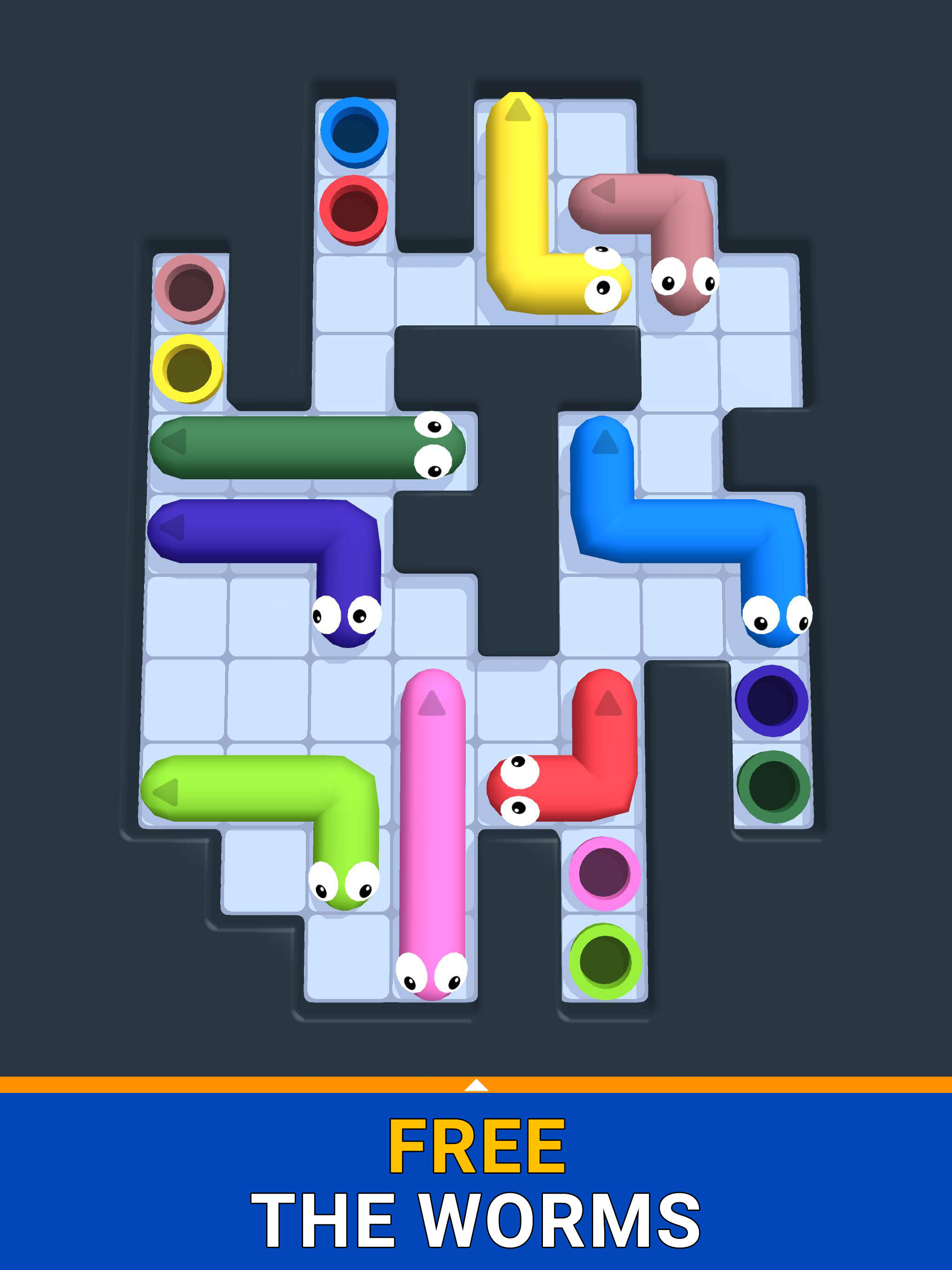 Worm Hole: Color Puzzle Game Screenshot