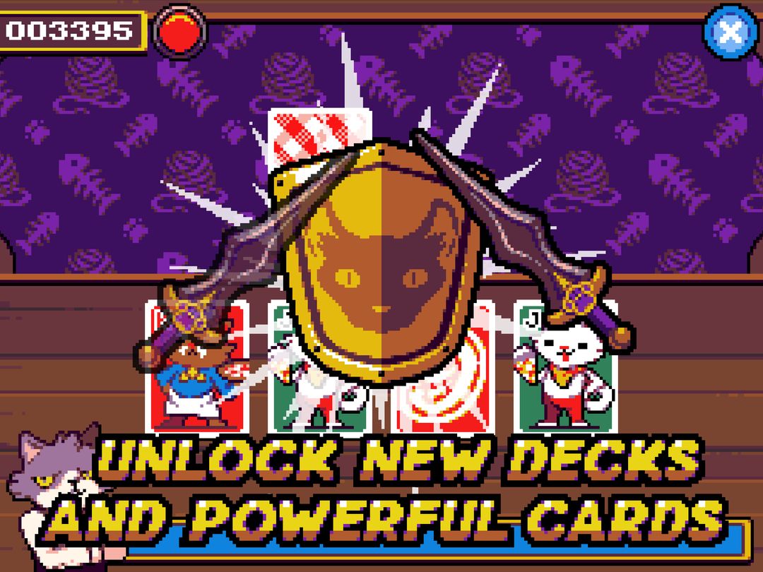 Cat Stacks Fever: endless speed card game screenshot game