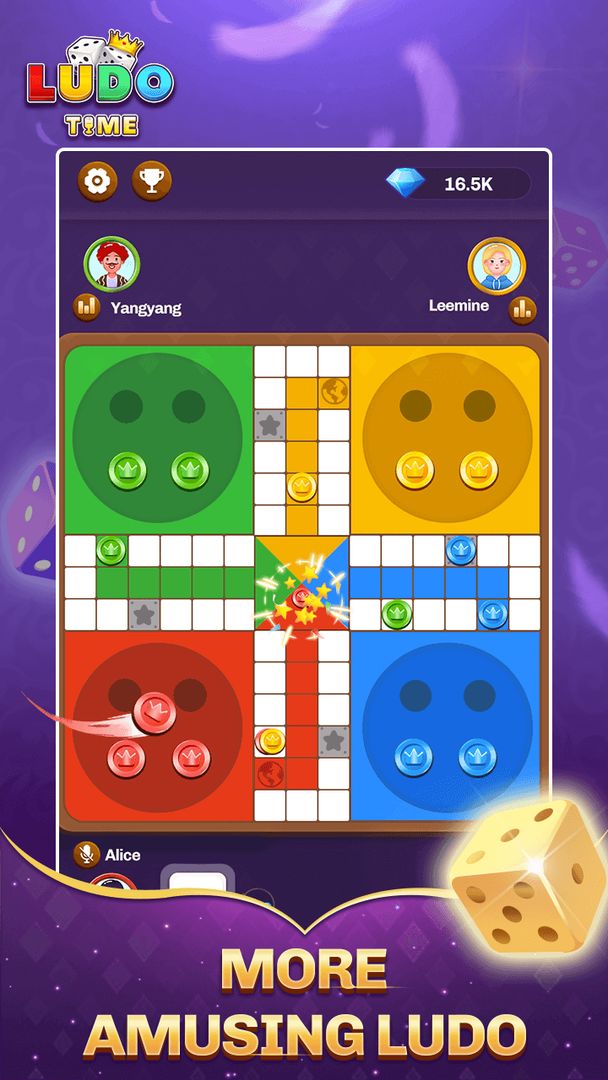 Ludo Time-Free Online Ludo Game With Voice Chat ภาพหน้าจอเกม