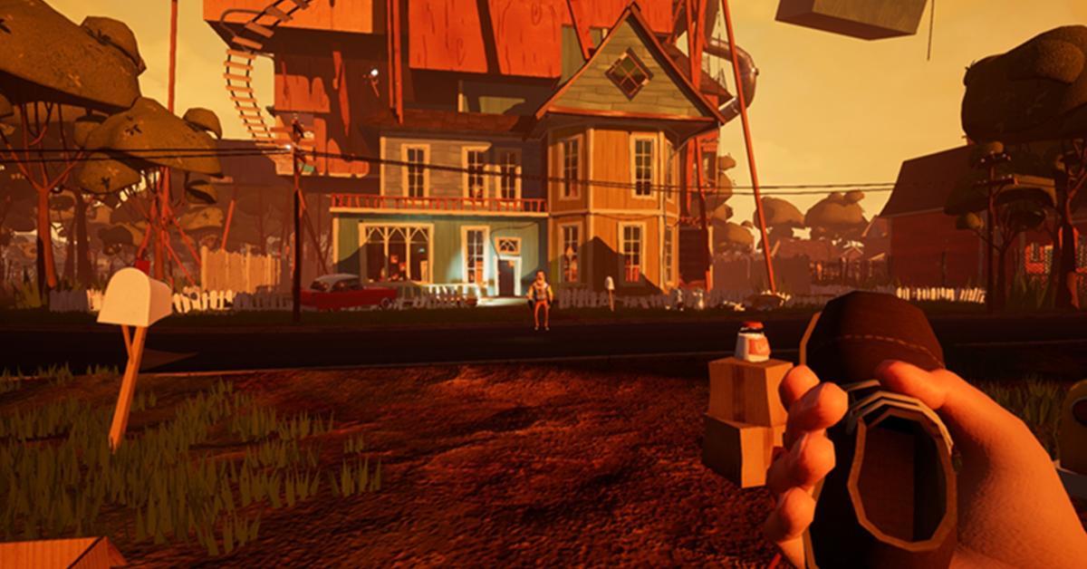 Hello dog of Neighbor 2 : mission mine Game Screenshot