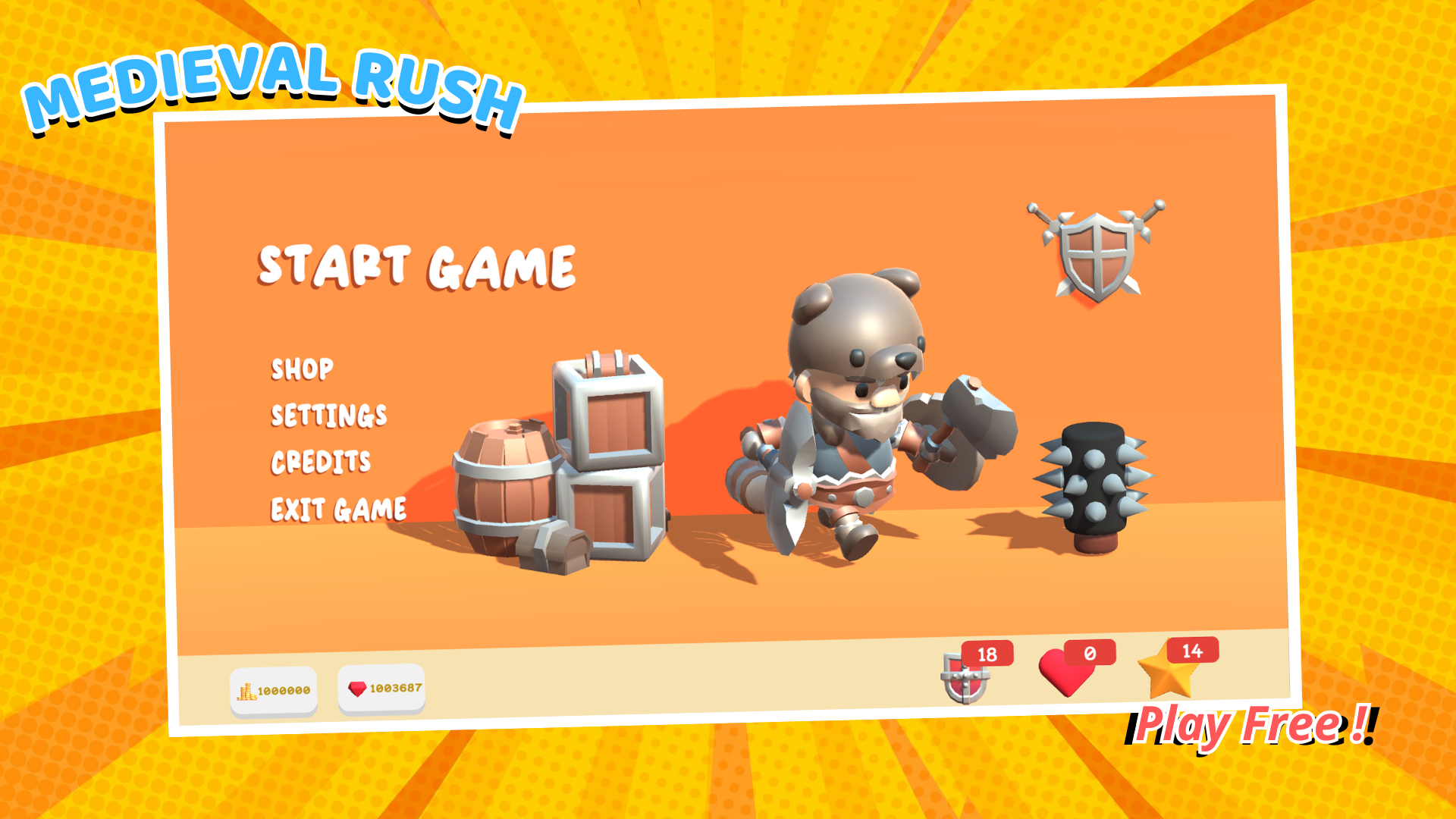 Medieval Rush: Era of Knights ภาพหน้าจอเกม