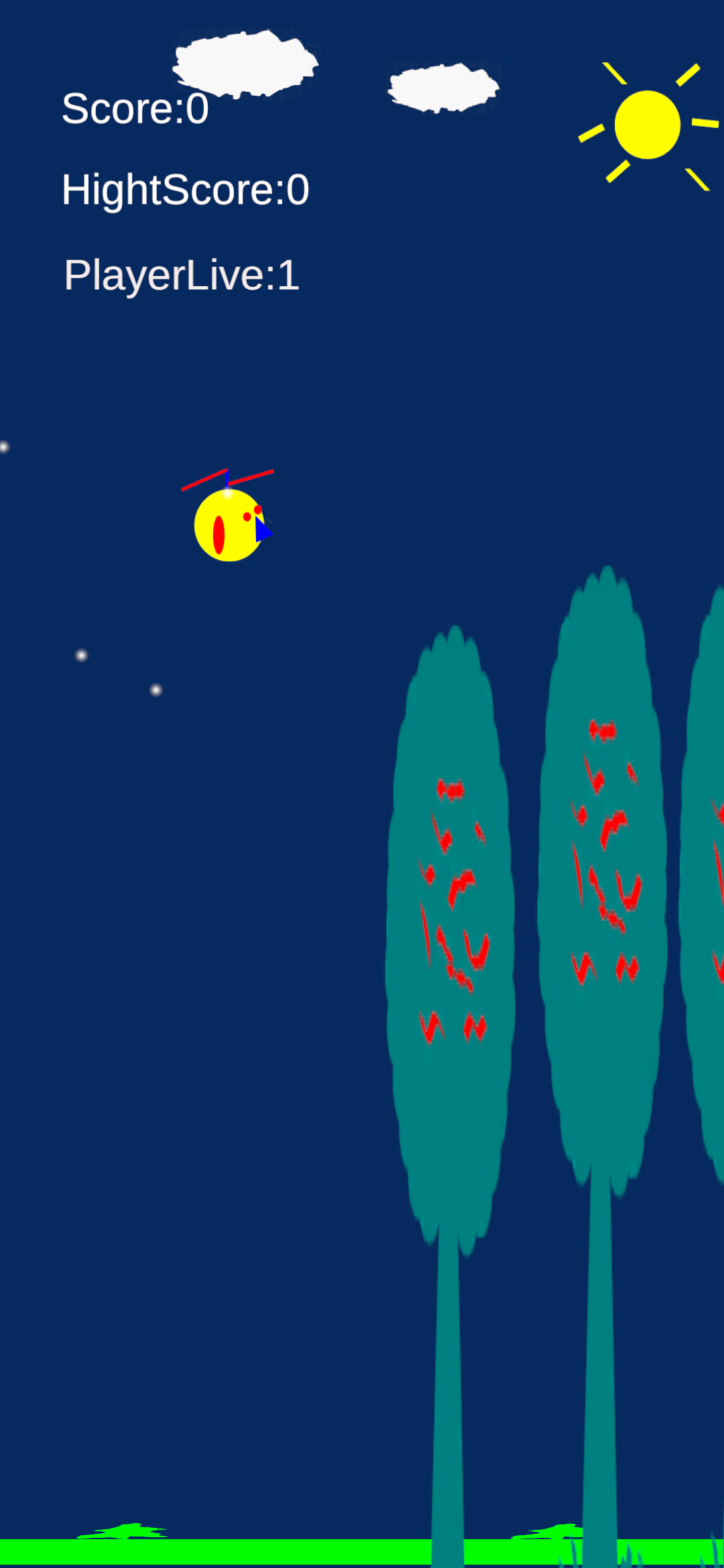 Fly overTree of a Bird Game Screenshot