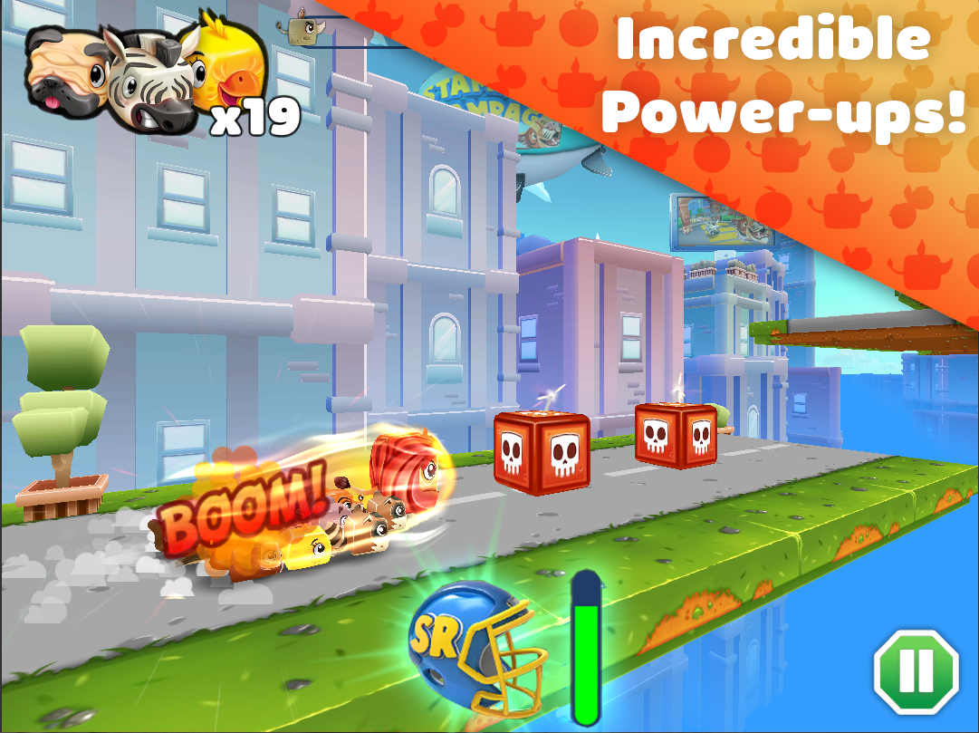 Stampede Rampage: Animals scaping the zoo Game Screenshot