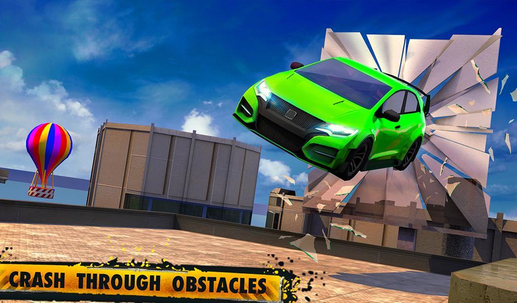 City RoofTop Stunts 2016 Game Screenshot