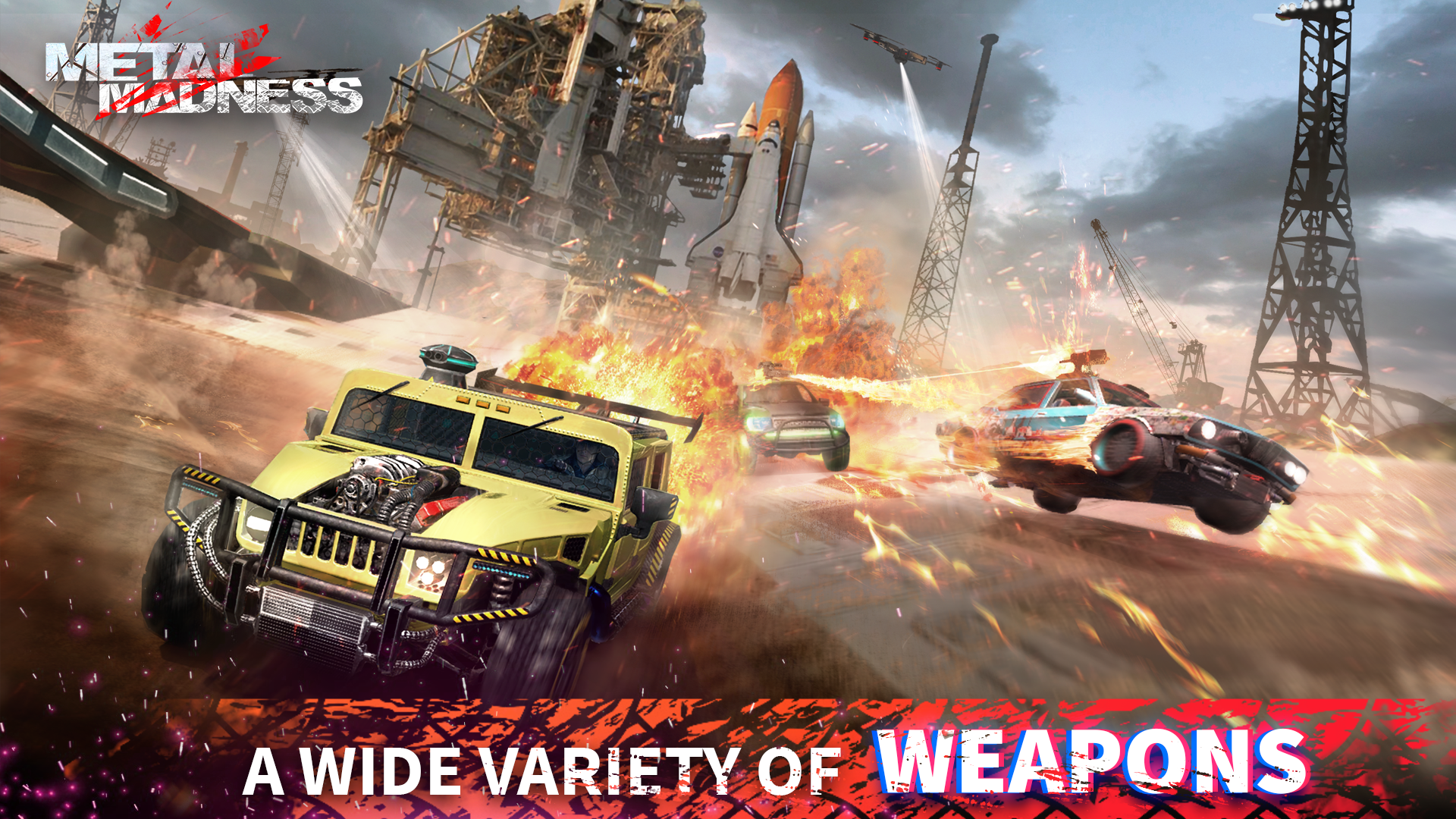 METAL MADNESS PvP: Car Shooter Game Screenshot
