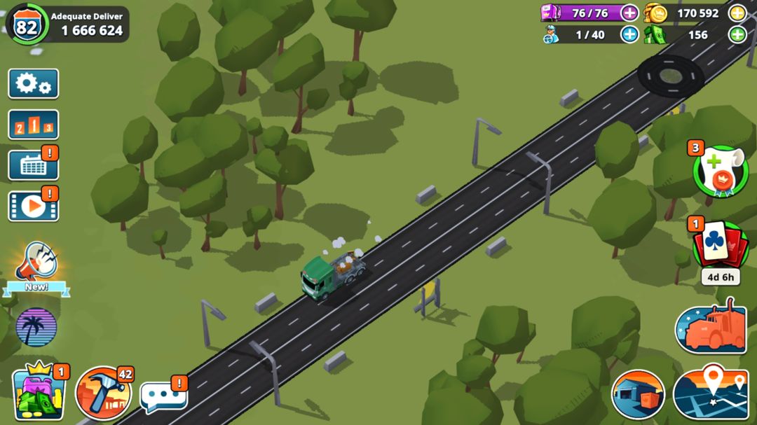 Screenshot of Transit King: Truck Tycoon