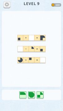 Shape Math Crossword 게임 스크린샷