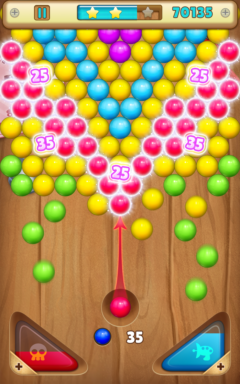 Screenshot 1 of Bubbles Risk : เกมออฟไลน์ 